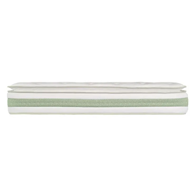 Twin Medium-Firm Hybrid Mattress-in-a-Box - 39" Green/White Best