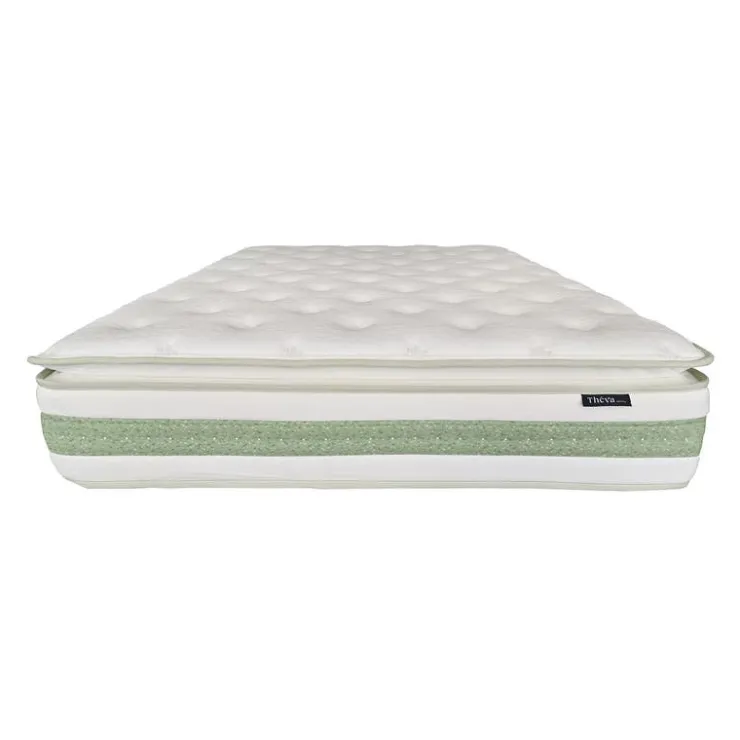 Twin Medium-Firm Hybrid Mattress-in-a-Box - 39" Green/White Best