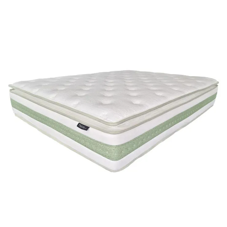 Twin Medium-Firm Hybrid Mattress-in-a-Box - 39" Green/White Best