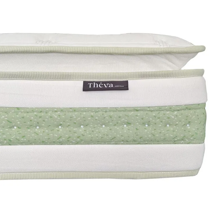 Twin Medium-Firm Hybrid Mattress-in-a-Box - 39" Green/White Best