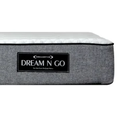 Dreamstar Twin Medium-FirmFoam Mattress-in-a-Box - 39" White/Grey Hot
