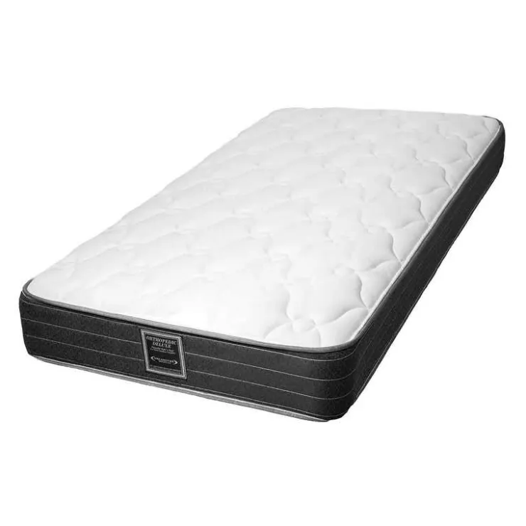 Dreamstar Twin Medium-FirmMattress with Springs - 39" White/Yorkdale Border Clearance