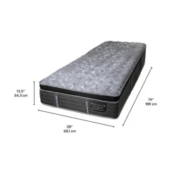 Dreamstar Twin Medium-FirmMattress with Pocket Coils - 39" Grey Sale