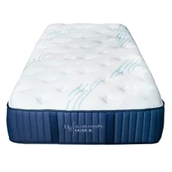 Dreamstar Twin Medium-FirmMemory Foam Mattress-in-a-Box - 39" Quilted Blue/White Discount