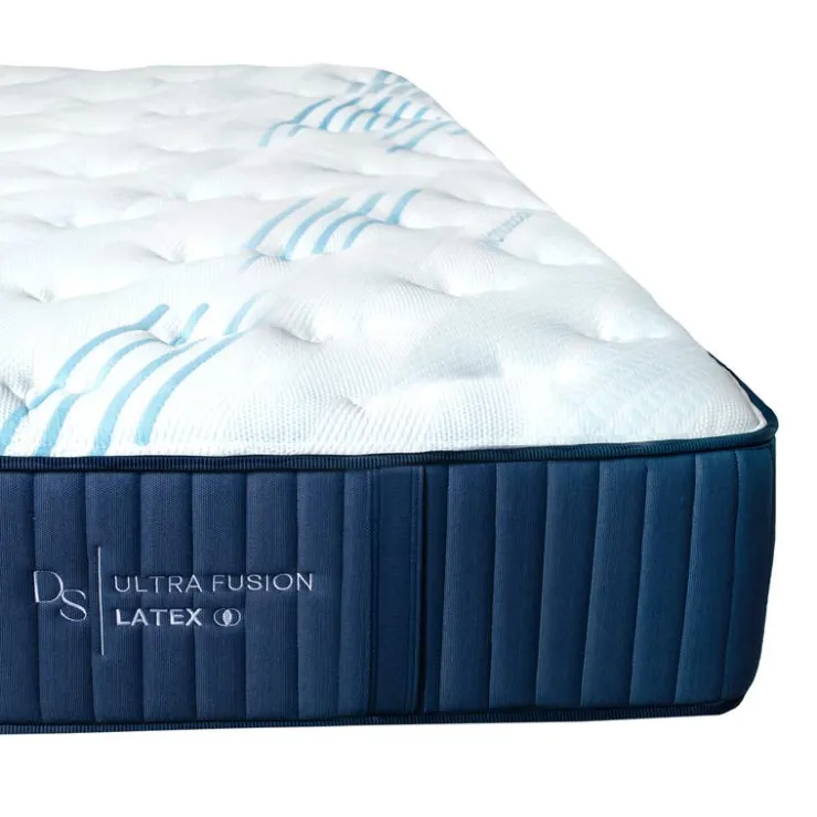 Dreamstar Twin Medium-FirmMemory Foam Mattress-in-a-Box - 39" Quilted Blue/White Discount