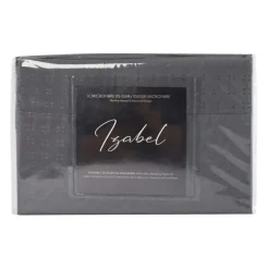 Twin Microfibre Bed Sheet Set - Charcoal Grey