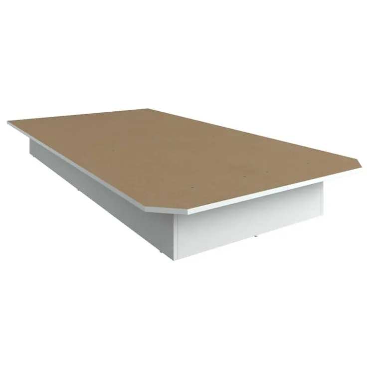SUA-V Twin Platform Bed (39") White Online