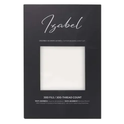 Twin XL Bamboo Bed Sheet Set - White New