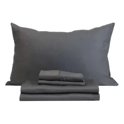 Twin XL Bamboo Bed Sheet Set - Charcoal Grey Sale