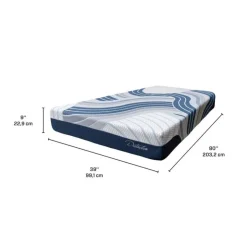 ZedBed Twin XL Medium-Firm Hybrid Mattress-in-a-Box - 39