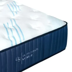Dreamstar Twin XL Medium-Firm Memory Foam Mattress-in-a-Box - 39" x 80" Quilted Blue/White Hot