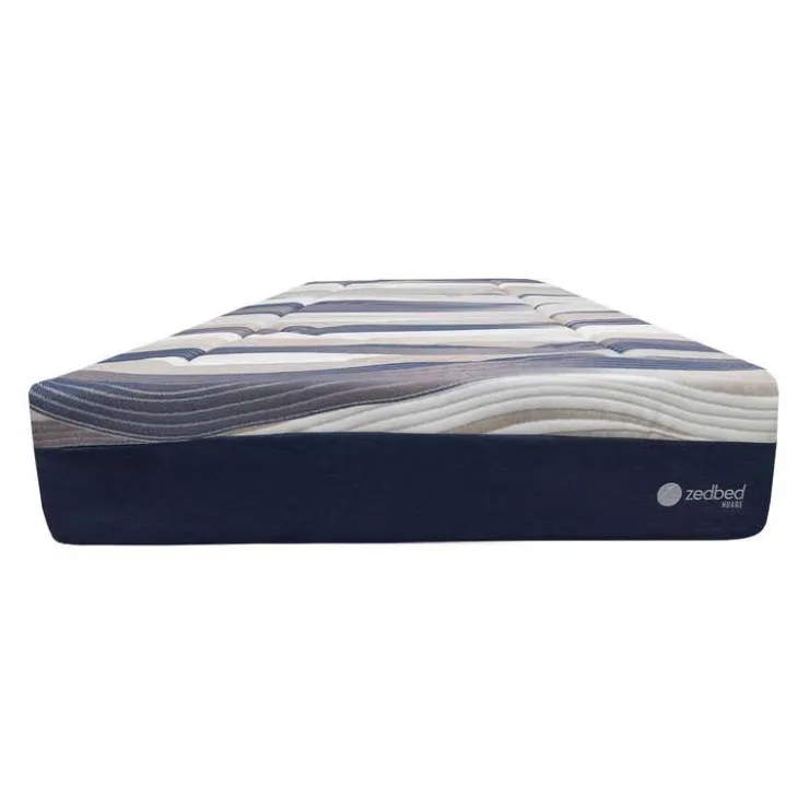 ZedBed Twin XL Plush Mattresswith Pocket Coils - 39" x 80" Blue / Pink / Beige Online
