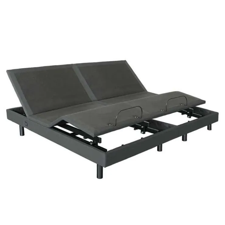 Two Twin XL Electric Bases - 2x 39" x 80" Grey/Black Outlet