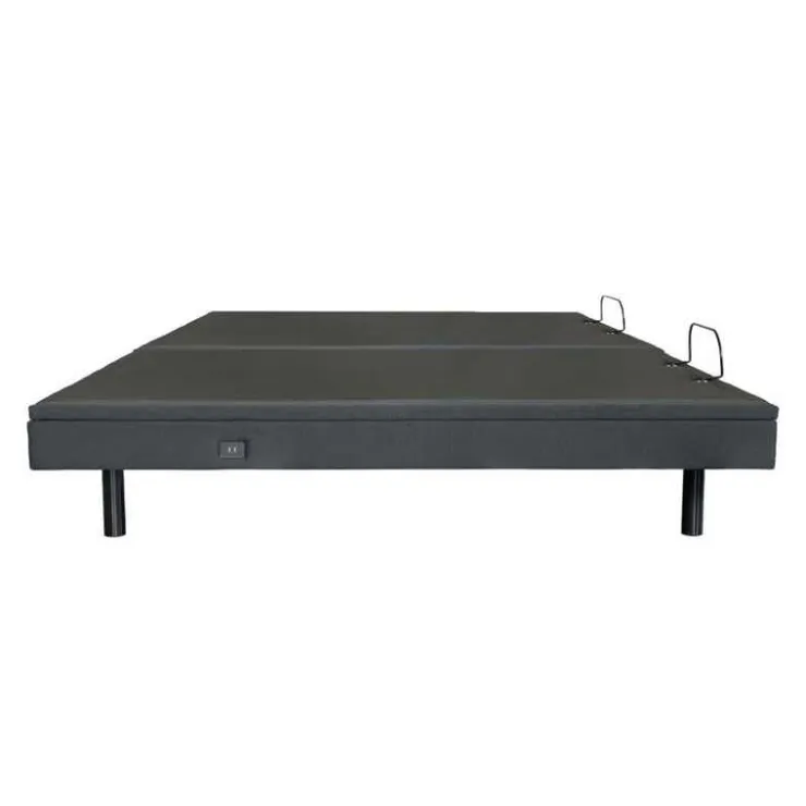 Two Twin XL Electric Bases - 2x 39" x 80" Grey/Black Outlet
