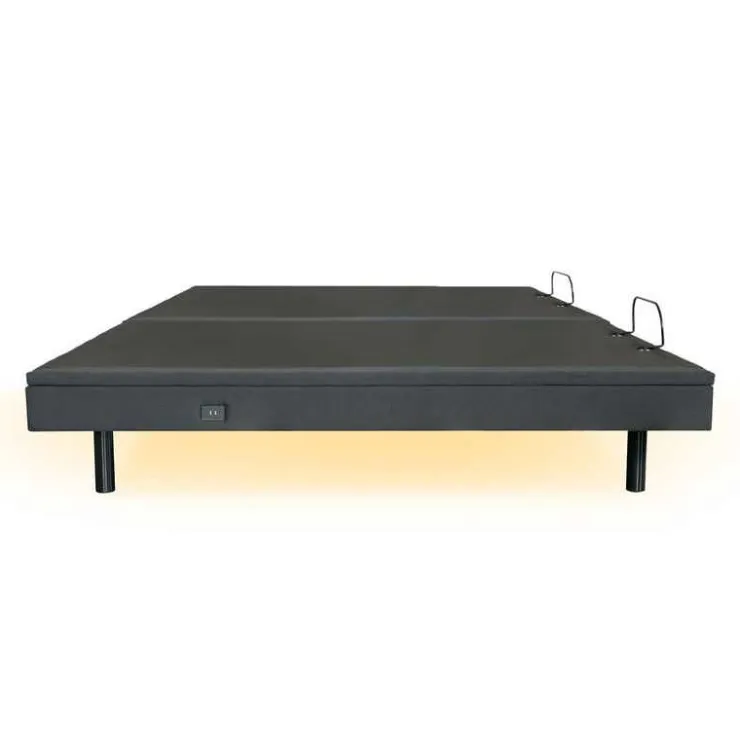 Two Twin XL Electric Bases - 2x 39" x 80" Grey/Black Outlet
