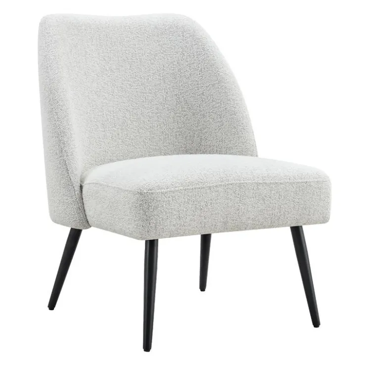 Upholstered Accent Armchair Natural Outlet