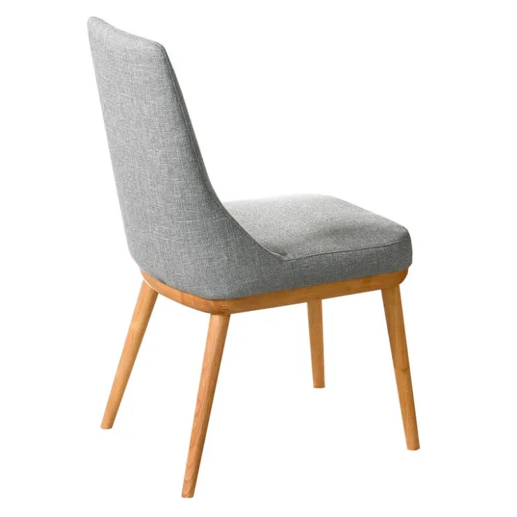 Upholstered Chairs (Set of 2) - Grey Natural / Light Grey Discount