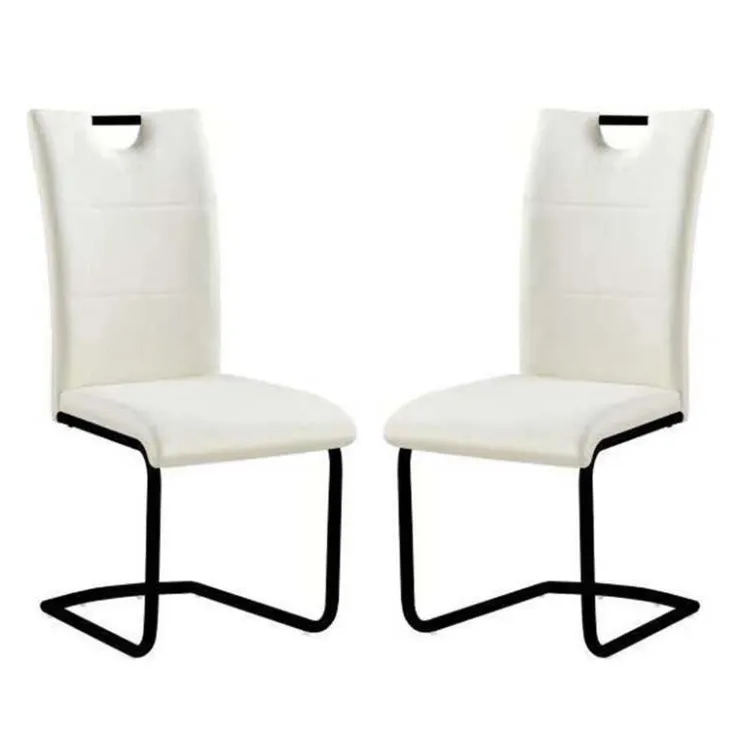 Upholstered Chairs (Set of 2) - White BLANC Outlet