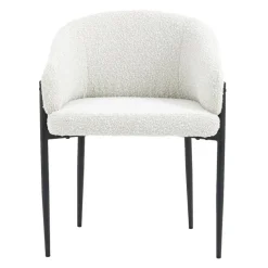 Upholstered Chairs (Set of 2) - White Ivory New