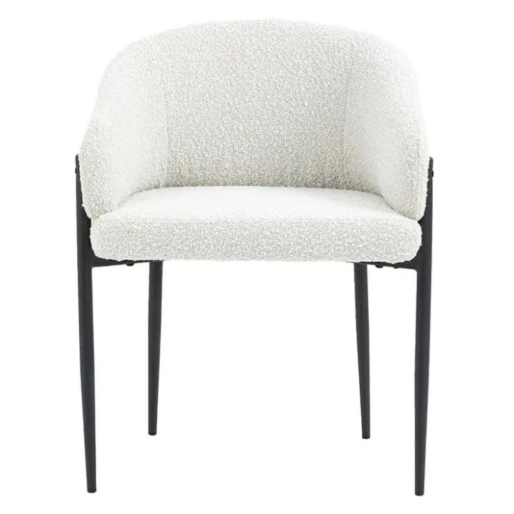 Upholstered Chairs (Set of 2) - White Ivory New