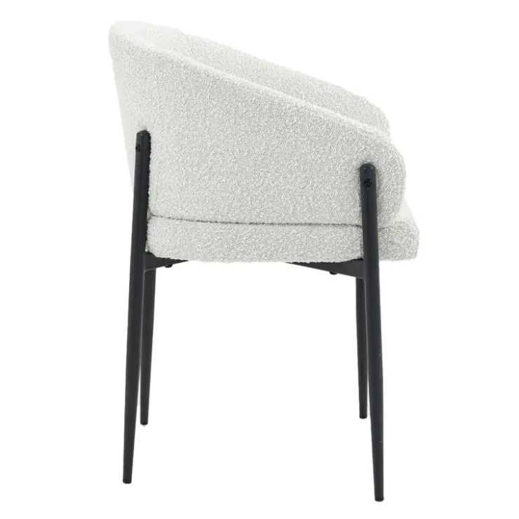 Upholstered Chairs (Set of 2) - White Ivory New