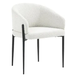 Upholstered Chairs (Set of 2) - White Ivory New