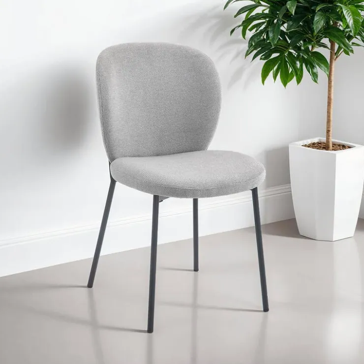 Upholstered Chairs (Set of 2) - Grey Mist Grey Online