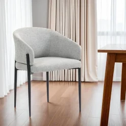 Upholstered Chairs (Set of 2) - Grey Sale