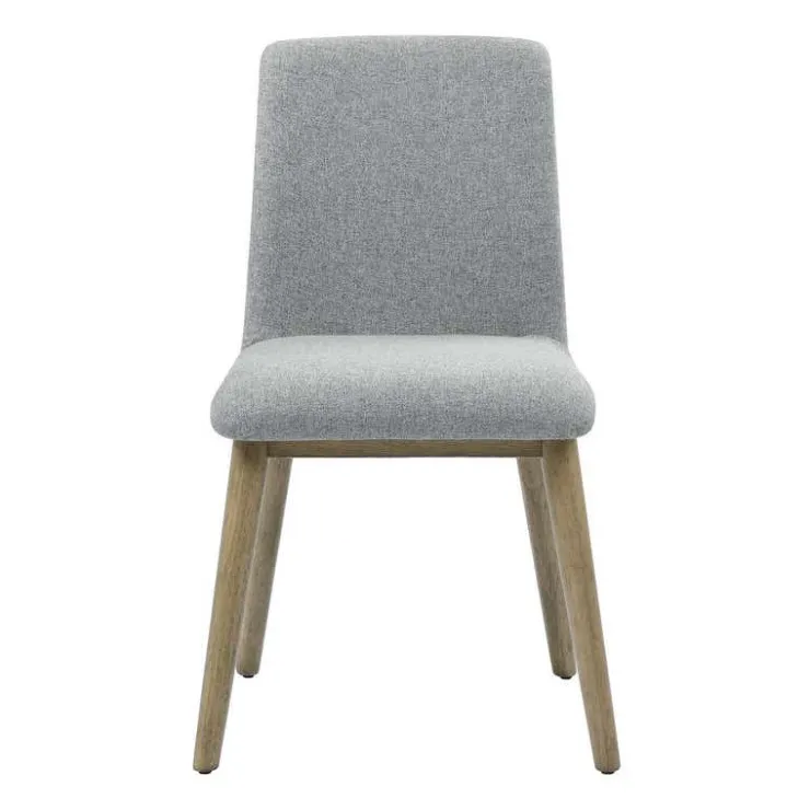 Upholstered Chairs (Set of 2) - Grey Grey / Naturel Hot