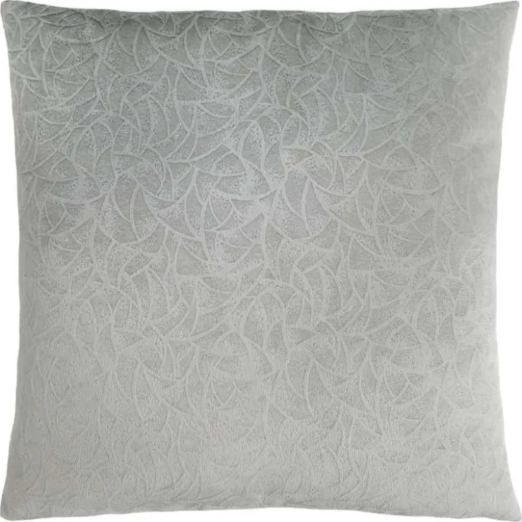 Monarch Velvet Accent Pillow 18" Light Grey Hot