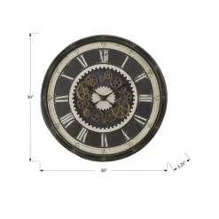 Monarch Wall Clock Brown Discount