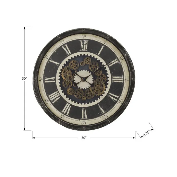 Monarch Wall Clock Brown Discount