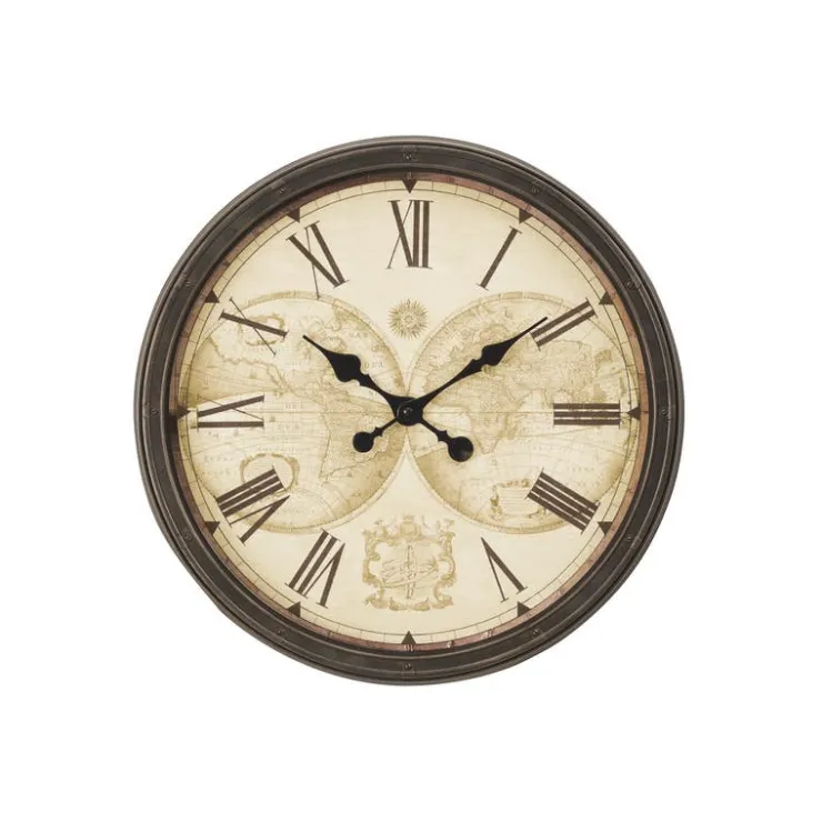 Monarch Wall Clock Brown Sale