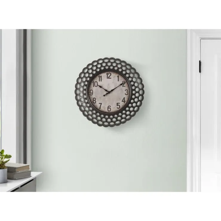 Monarch Wall Clock Brown Best