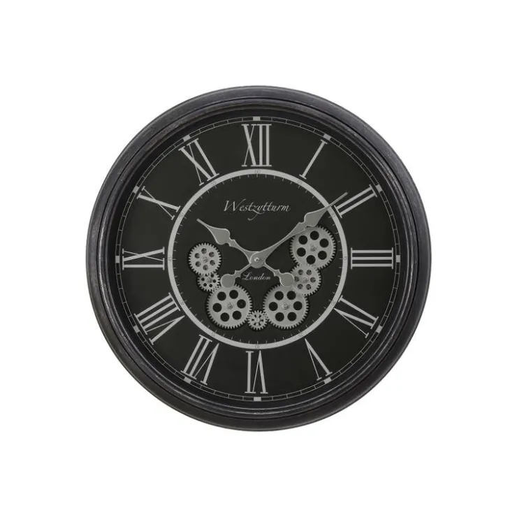 Monarch Wall Clock Black Outlet