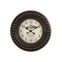 Monarch Wall Clock Brown Discount