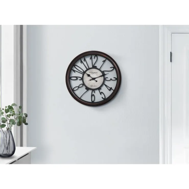 Monarch Wall Clock Brown
