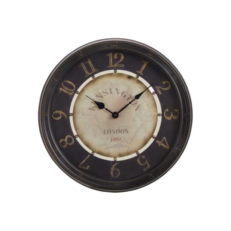 Monarch Wall Clock Brown