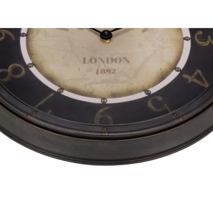 Monarch Wall Clock Brown