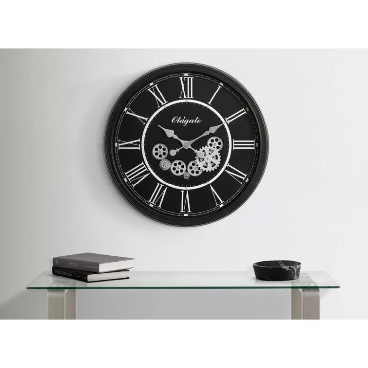 Monarch Wall Clock Black