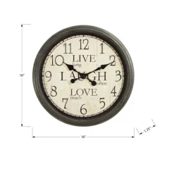 Monarch Wall Clock Brown Hot