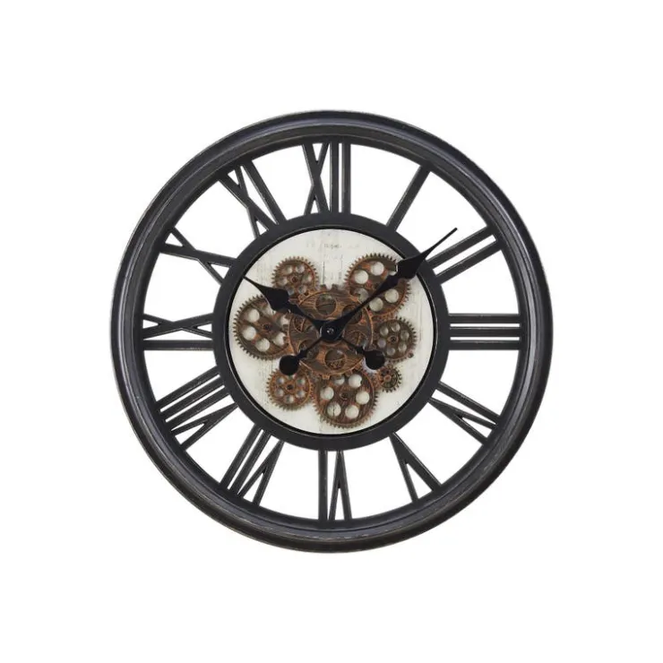 Monarch Wall Clock Black Clearance