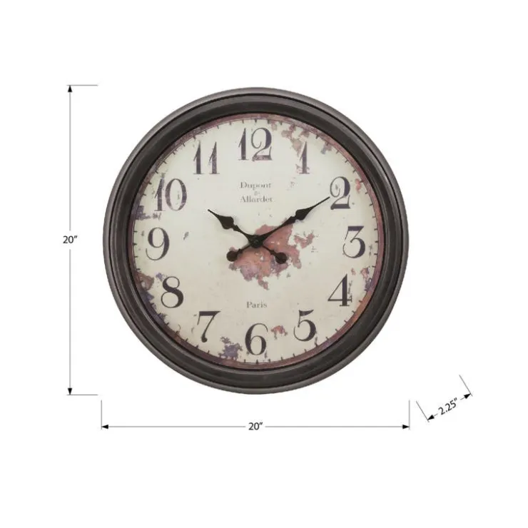Monarch Wall Clock Brown New