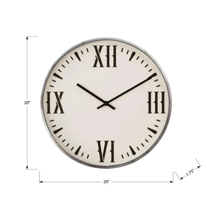 Monarch Wall Clock White Best