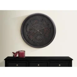 Monarch Wall Clock Black