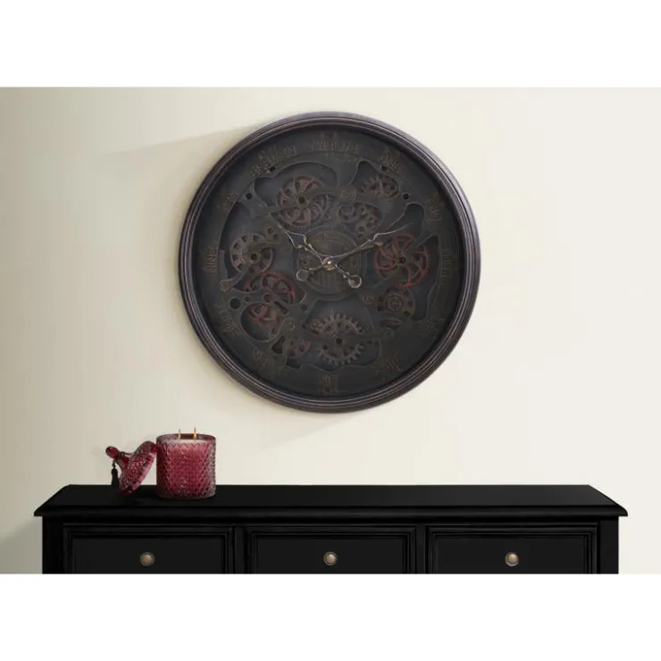 Monarch Wall Clock Black