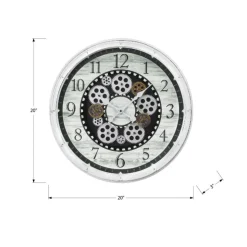 Monarch Wall Clock White Outlet