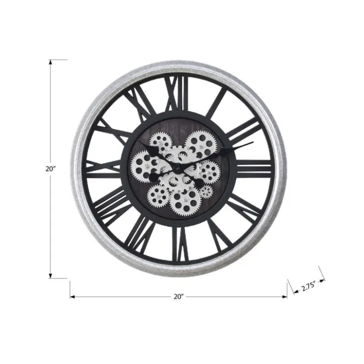 Monarch Wall Clock Black Best