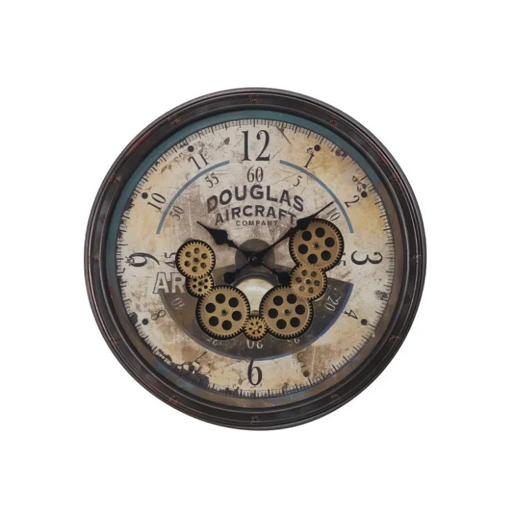 Monarch Wall Clock Brown
