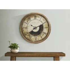 Monarch Wall Clock Brown Outlet